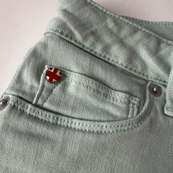 Hudson Amber Fray Hem Shorts – Size 26 Minty Fresh Summer Mood - Picture 4 of 13